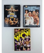 Lot of Wrestling DVD&#39;s Wrestle Mania XXIV Rise and Fall of WCW Stars of ... - £24.42 GBP