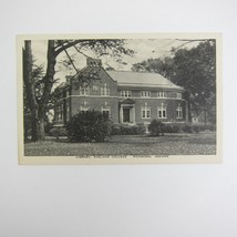 Postcard Earlham College Library Photo Richmond Indiana Litho Antique UNPOSTED - £7.84 GBP