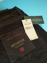 JOHN VARVATOS MATCHSTICK SKINNY NARROW FIT DARK NAVY JEAN -DANO  33" WAIST image 7