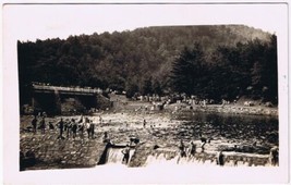 Postcard RPPC ? Connell Dam Near Dushore Pennsylvania - £7.75 GBP