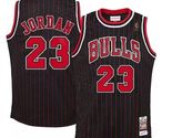 Micheal Jordan #23 Bulls Men's Home Pinstripe Replica Jersey - $49.99