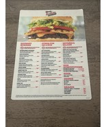 2016 Red Robin Restaurant Menu Laminated Burger Works Americana - $20.58 CAD