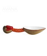 Ram Head West African Vintage Ceremonial Baule Spoon Centerpiece for Tab... - $130.00