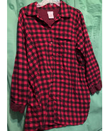 Secret Treasures shirt Red Flannel - £5.97 GBP