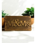 Mr. and Mrs. Sign Wood Letter Wedding Signs for Table Photo Props Decor ... - $25.79 CAD