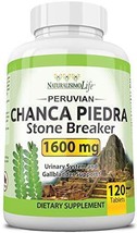 Chanca Piedra 1600 mg - 120 Tablets Kidney Stone Crusher Gallbladder Sup... - £42.84 GBP