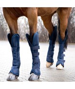 HORZE Horse Shipping Boots Set of 4 - Peacoat Dark Blue - $1,195.06 MXN