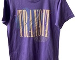 Transit Purple Graphic T Shirt Size M Crew Neck Short Sleeve  - $8.83