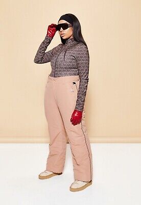 Primary image for MISSGUIDED Camel Sports Contrast Ski Trousers UK 4 (MSGD2-8)