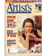 1995 December THE ARTIST&#39;S MAGAZINE Watercolor Secrets to Elusive Light ... - $226.16 MXN