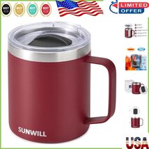 Modern 14 oz Camping Mug with Sliding Lid - Perfect for Outdoor Beverages - $526.10 MXN