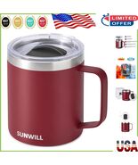 Modern 14 oz Camping Mug with Sliding Lid - Perfect for Outdoor Beverages - $39.86 CAD