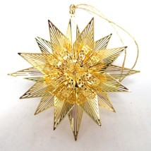 2007 Annual Star Bright Danbury Mint Christmas Ornament Gold Plated Collection - £35.02 GBP