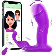 Vibrating &amp; Wiggling Wearable Clitoral Remote Control Vibrator for Panties - £20.87 GBP