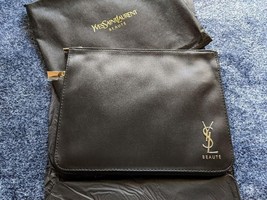 Ysl Yves Saint Laurent Beaute Schwarz Tasche 16.5 CM X 21 Höhe 7 CM Quadratisch - £62.22 GBP