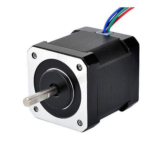 Nema 17 Bipolar 59Ncm(83.55oz.in) 2A 42x48mm 4 Wires w/ 1m Cable &amp; Conne... - $14.99
