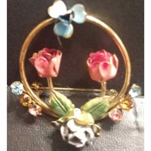 Stunning~Vintage Floral Brooch - £14.01 GBP