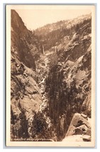 RPPC Illilouette Falls Yosemite National Park CA Camp Curry Studio Postcard R20 - £8.36 GBP