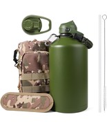 128 oz Insulated Water Bottle with Straw, Large One Gallon Stainless Ste... - $39.19