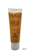 Shea Moisture Raw Shea Butter Hydrating Facial Wash &amp; Scrub 4oz (1 Tube) - £23.63 GBP