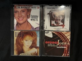 Classic Country CD Bundle - Tammy Wynette, Mickey Gilley, Reba, George J... - $162.46 MXN