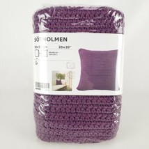 Ikea Sotholmen Cushion Cover Indoor Outdoor 20x20&quot; Purple Woven - £15.47 GBP