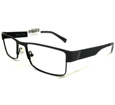 Alberto Romani Eyeglasses Frames AR 4001 BK Black Rectangular Full Rim 53-18-140 - £65.40 GBP