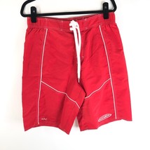 Mao Swimwear Mens Guard+ Lifeguard Board Shorts Lace Up Red M - £15.14 GBP