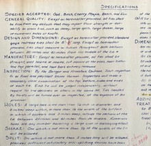 1969 Railroad Bangor Aroostook Creosote  Cross Tie Specifics Blueprint E... - $118.17 CAD