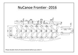 2016 NuCanoe Frontier Kayak Boat EVA Foam Deck Floor Pad Flooring - £224.61 GBP