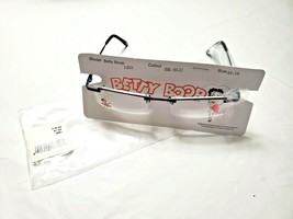 Betty Boop Rxable Eyeglasses Black Blue Size 49-18-130 Nose Bridge Pads - £31.89 GBP