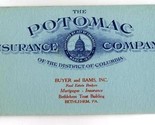 Potomac Insurance Co. Blotter BUYER &amp; IIAMS Real Estate Bethlehem Pennsy... - £7.16 GBP