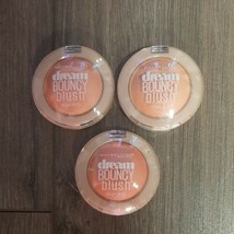 SET OF 3-MAYBELLINE Dream Bouncy Blush- 30 CANDY CORAL NEW SEALED - £11.64 GBP