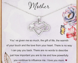  Mothers Day Gifts for Mom, To My Mother Necklace, Sterling Silver CZ In... - £16.69 GBP