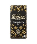 Case of 12 Divine Chocolate 70% Dark Chocolate Bar 3 Oz - $55.53 CAD