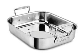 All-Clad 16x13x5 Inch Specialty Stainless Steel Roaster . - $65.44