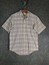 Arrow Pocket Shirt Casual Button Up Collar Wrinkle Free Medium Multicolo... - $12.73