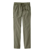 LL Bean Ripstop Drawstring Pant Size M Fleece Lined Mid-Rise Straight Le... - £23.58 GBP