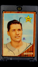 1962 Topps 266 John Anderson RC Rookie St. Louis Cardinals Vintage Baseball Card - £1.98 GBP
