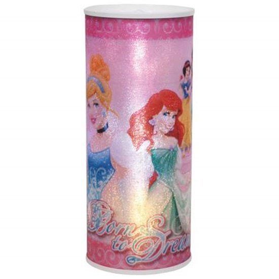 Walt Disney Princesses Born To Dream Cylindrical Changing Colors NightLight NEW - $21.28
