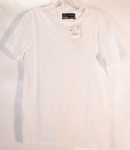 Zara Womens Super Slim Fit SS T-Shirt White M NWT - $14.85