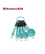KitchenAid Classic Measuring Spoons Aqua Sky BPA-free Plastic Set of 5 - £23.00 GBP