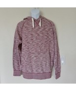 Red Camel Mens Long Sleeve Hoodie Sweatshirt Size M Burgundy Heavyweight - $33.35 CAD