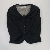 Tahari Arthur S Levine Women's 4P Black/White Dots Blazer Jacket Closed Pockets image 14