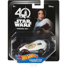 Star Wars 40th Anniversary Princess Leia (2017) Hot Wheels Toy Car - £13.88 GBP