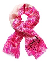 Juicy Couture Lace Print Scarf 100% Wool New - £48.52 GBP