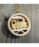 Wooden Steam Train Home Decoration Ornament - $46.06 CAD