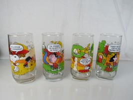 Lot of 4 - Vintage McDonald&#39;s Peanuts Camp Snoopy Glasses VGC 1965, 1968... - €25,24 EUR