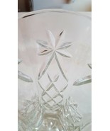 Anchor Hocking Star of David Pattern 8 1/2-inch Glass Crystal Vase EAPC ... - $34.30 CAD