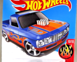 2017 Hot Wheels #36 HW Flames 10/10 CUSTOM &#39;72 CHEVY LUV Blue Variant w/... - £7.27 GBP